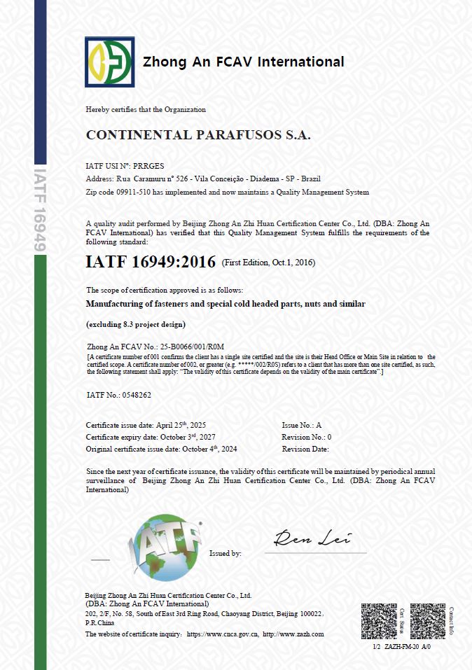 Continental Parafusos S.A.
