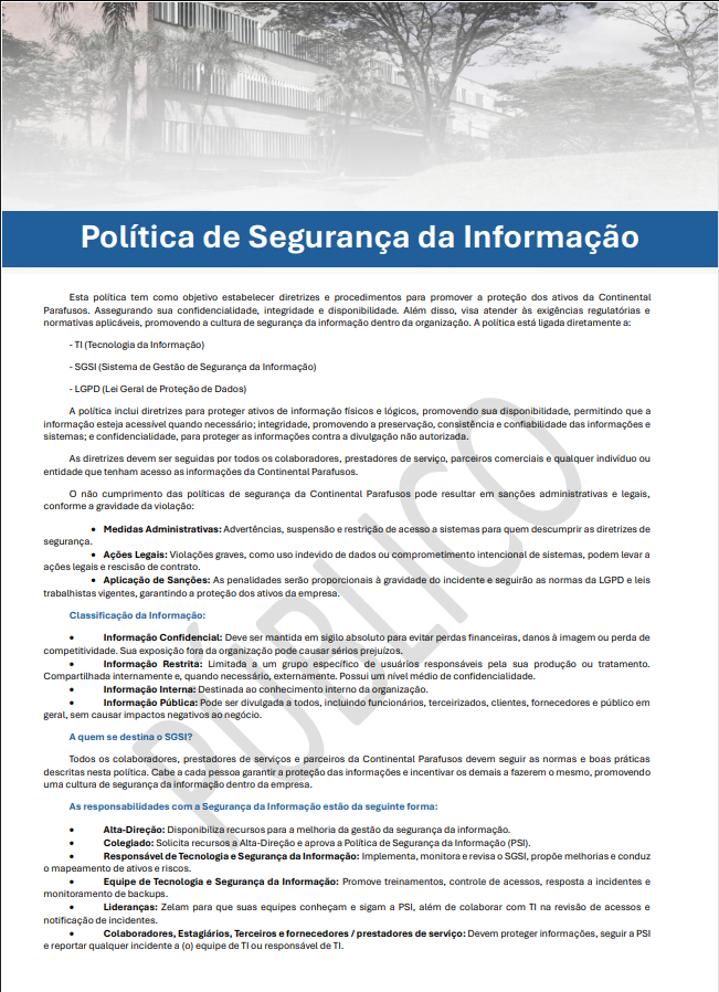 Continental Parafusos S.A.