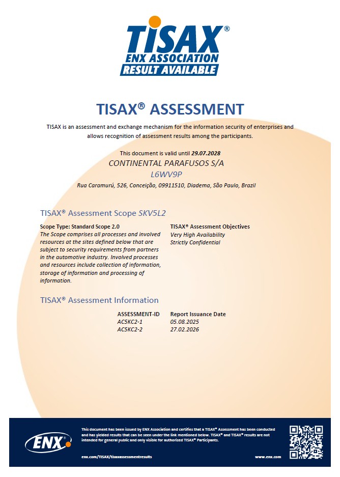 Continental Parafusos S.A.